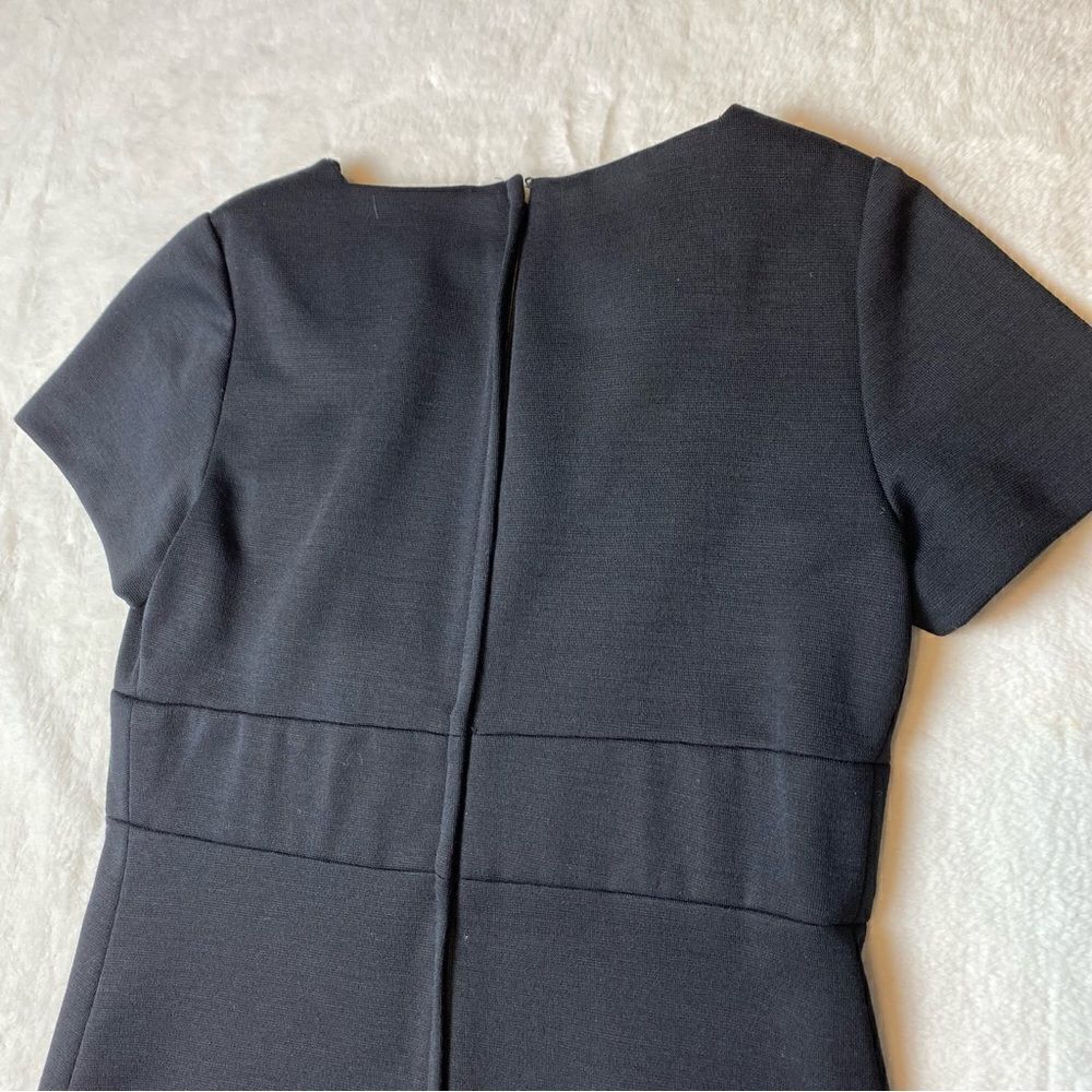 Knits By L'Aiglon Vintage Black Dress Size 12 - Picture 6 of 13